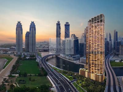 1 Спальня Апартамент Продажа в Бизнес Бей, Дубай - One River Point_Aerial View. jpg