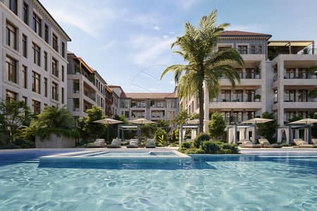 شقة 2 غرفة نوم للبيع في جزيرة الحديريات، أبوظبي - ME1806_VP04_Exterior_Pool_Rev04. jpg