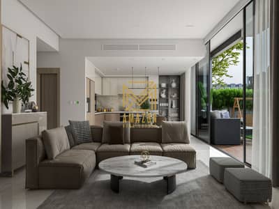 迪拜乐园， 迪拜 4 卧室联排别墅待售 - CGI_living_space-03. jpg