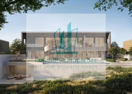 7 Bedroom Villa for Sale in Al Hudayriat Island, Abu Dhabi - MODON_NawayefVillas02_CGI34_Heights1-RearElevation_03_12k. jpg
