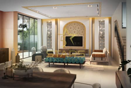 1 Bedroom Apartment for Sale in DAMAC Lagoons, Dubai - LIVING ROOM. jpg