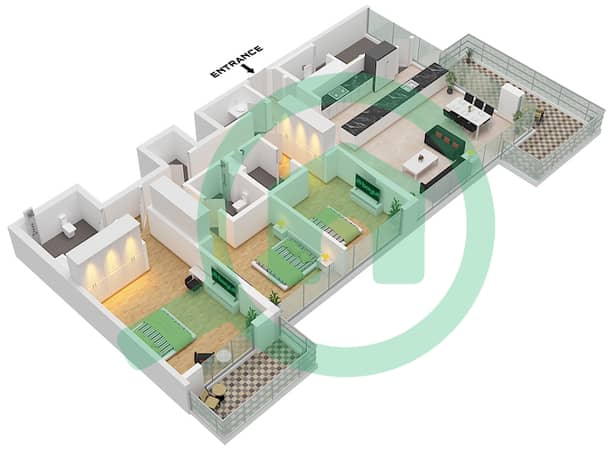 Unit	3 Floor 1-6
