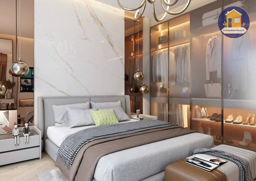 13 Spacious bedroom at Rapunzel Tower in Majan Dubai Land. jpg