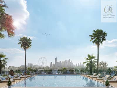 1 Bedroom Flat for Sale in Dubai Studio City, Dubai - Studio City_Azizi Vista_Pool-View_01. jpg