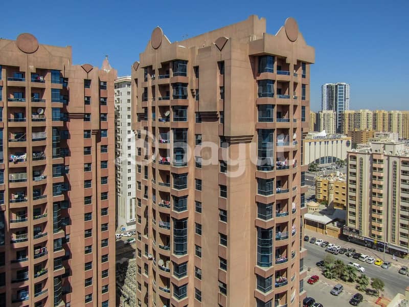 Hot deal 1 Bed/Hall 2 Bathroom AED 22,000 Nuaimiya Towers