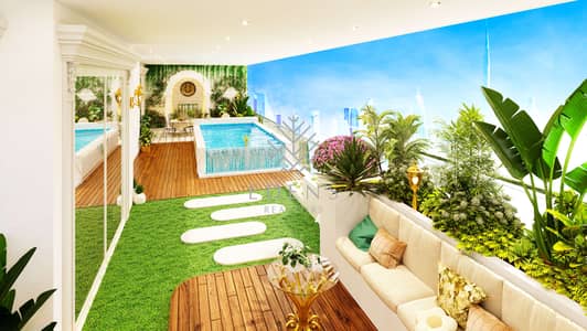 1 Спальня Апартамент Продажа в Дубайский Научный Парк, Дубай - PRIVATE TERRACE GARDEN. jpg