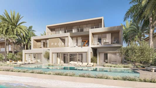 6 Bedroom Villa for Sale in Palm Jebel Ali, Dubai - 6-Bedroom Waterfront Villa| Private Beach |Frond P