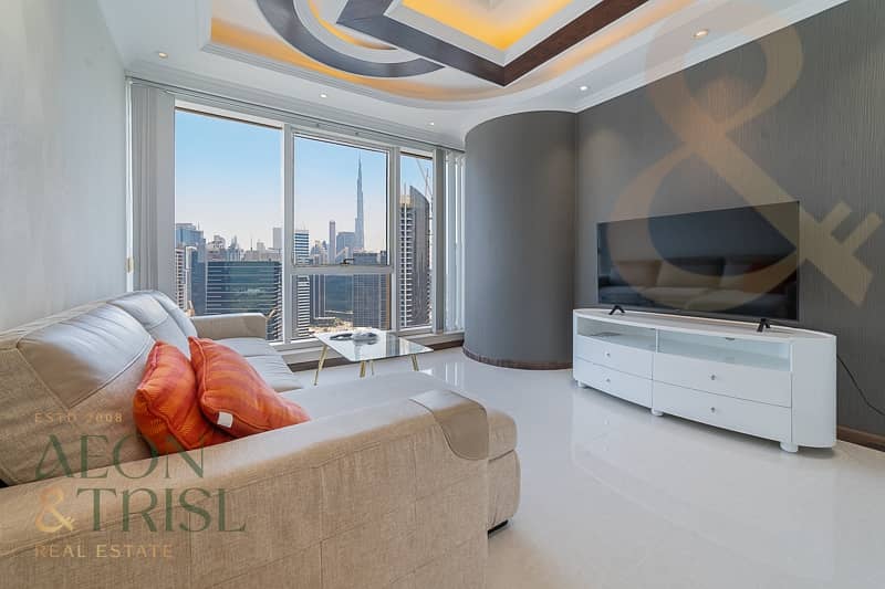 Furnished Office | Burj Khalifa View | Vacant