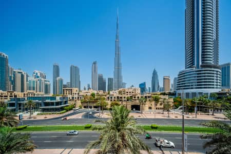 2 Bedroom Apartment for Rent in Downtown Dubai, Dubai - Study Room | Burj Khalifa View | High Floor