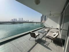 Waterfront Elegance | Furnished 1BR in Prime Palm Location | Azure Residences