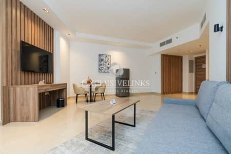 1 Bedroom Hotel Apartment for Rent in Dubai Land Residence Complex, Dubai - Utilities Included | Spacious | 4 Cheques