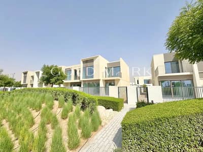 4 Bedroom Villa for Rent in The Valley by Emaar, Dubai - Chiller Free | Single Row | Park Facing Unit