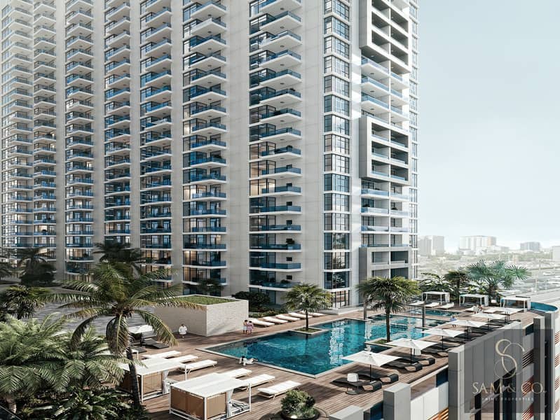 3 Ajman Creek Towers Pool View 2. jpg