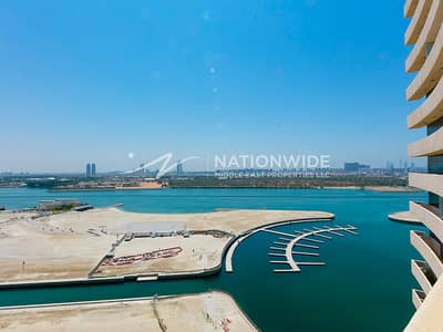 1 Bedroom Flat for Sale in Al Reem Island, Abu Dhabi - Rented | Stunning 1BR + Terrace | Marina Views