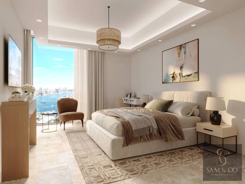 5 Standard Apt Bedroom Ajman Creek Towers. jpg