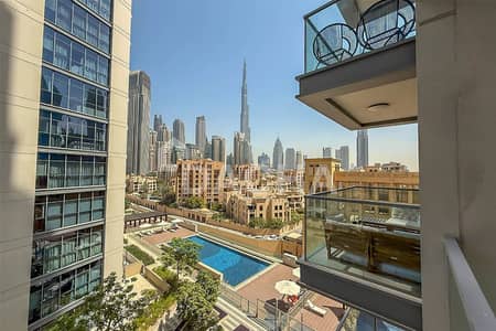 1 Bedroom Apartment for Rent in Downtown Dubai, Dubai - Burj Khalifa View | Vacant and Spacious