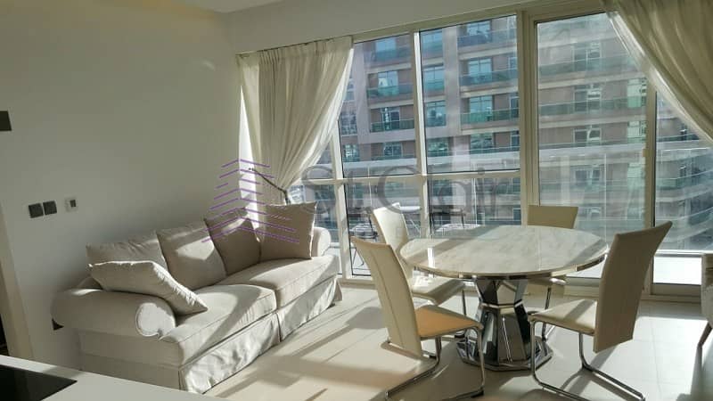Fully Furnished 1 Bed w/ Balcony | Marina View