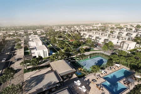 Plot for Sale in Yas Island, Abu Dhabi - 0601_PoolAerial_6k. jpg