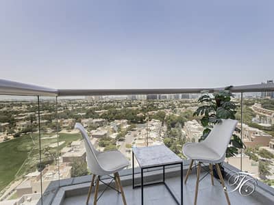 Studio for Rent in Dubai Sports City, Dubai - Fully Furnished | Golf Course View | Inquire Now