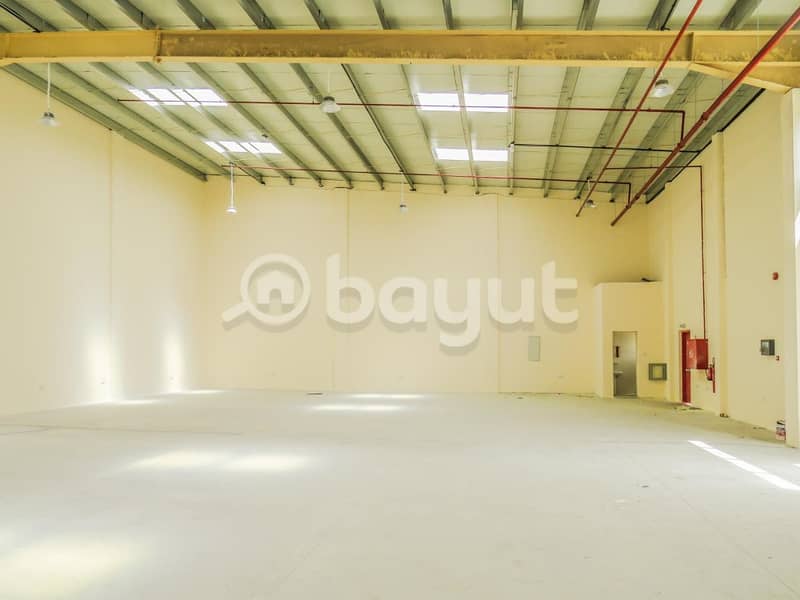 brand new warehouse with electricity load 50 kv cheapest rent with 3 month free