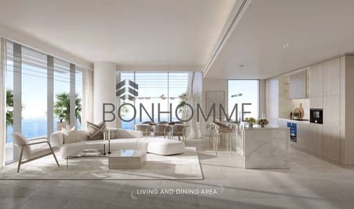 1 Bedroom Flat for Sale in Al Marjan Island, Ras Al Khaimah - Living and Dining Area. jpg