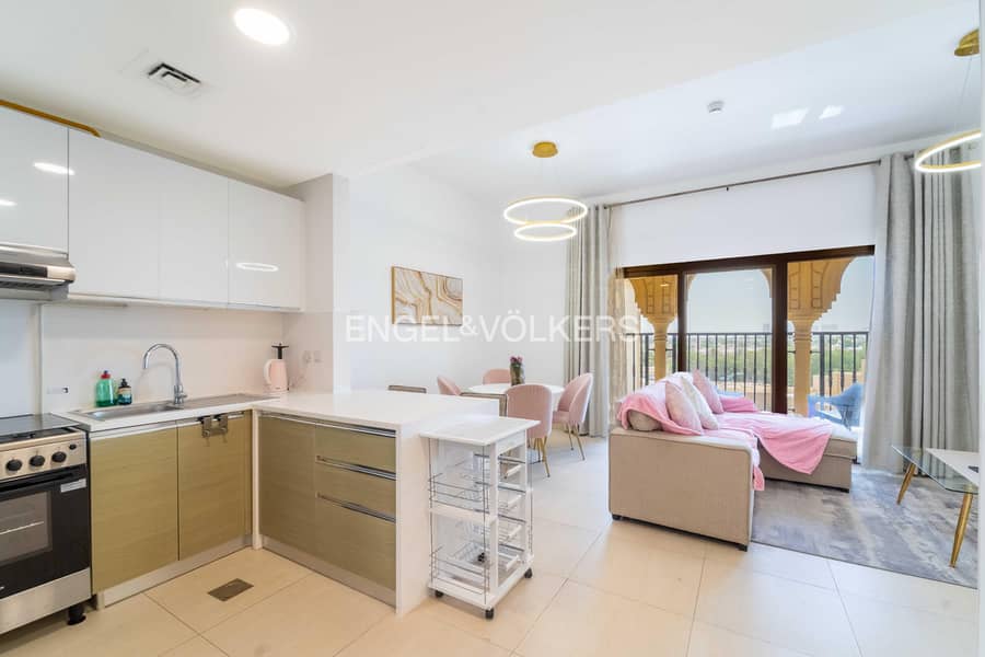 位于朱美拉高尔夫庄园，安达鲁斯，安达鲁斯F座 1 卧室的公寓 110000 AED - 11872929