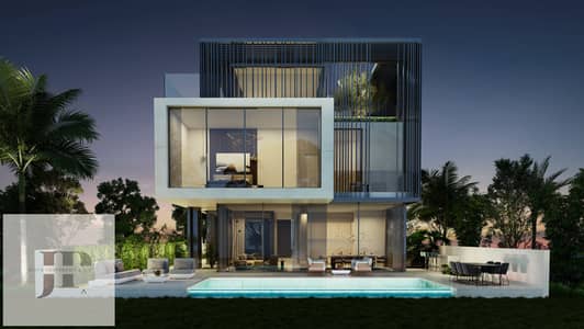 فیلا 4 غرف نوم للبيع في (أكويا من داماك) داماك هيلز 2، دبي - V55_Rear view_01_Night. jpg