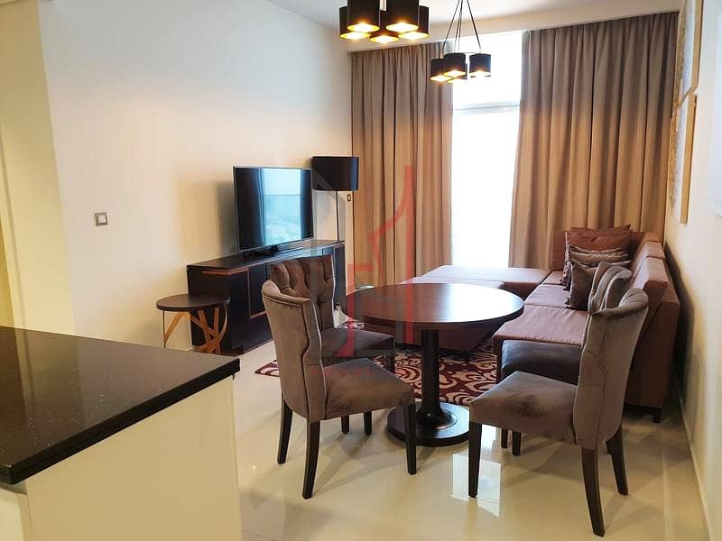 2 bedroom fully furnished Chiller free hotel apartment