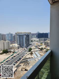 عرض ساخن شقة فارغة بغرفتي نوم مع إطلالة مفتوحة بالكامل وموقف سيارات، مساحة أكبر وسعر أرخص في موقع مميز في برج لؤلؤة عجمان الراشدية