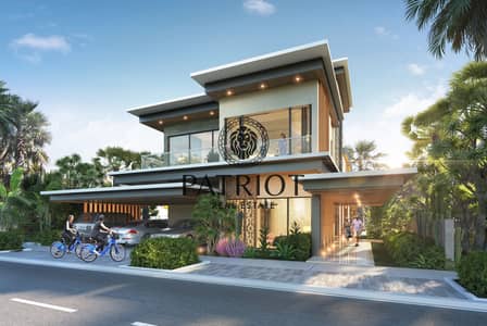 4 Bedroom Townhouse for Sale in DAMAC Lagoons, Dubai - VD1 Lagoon - Portofino Front. jpg