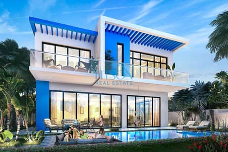تاون هاوس 3 غرف نوم للايجار في داماك لاجونز، دبي - santorini-at-damac-lagoons. jpg