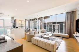 Upgraded Luxury Living | Fully Furnished 3BHK | Sea and Ain View