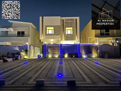 Modern villa with 6 master bedrooms, an external annex, and a garden in an excellent location behind Nesto Al-Tala and close to Mohammed bin Zayed Str