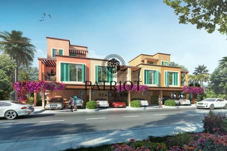 4 Cпальни Таунхаус Продажа в Дамак Лагунс, Дубай - Lagoon Townhouse (5CE-3CM) Nice - FRONT. jpg