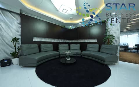 Office for Rent in Jumeirah Lake Towers (JLT), Dubai - Reception Seating Area. JPG