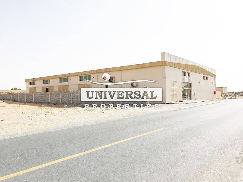20,000 Sqft. Brand New 11 WARE HOUSES For Sale with 12% income in Al Jurf Area Ajman UAE