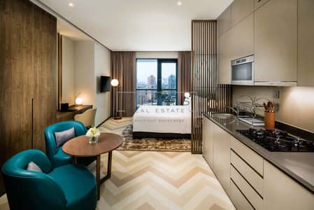 芭莎综合社区（Tecom）， 迪拜 酒店式公寓待租 - MPBH - Deluxe Studio - King Bed. jpg