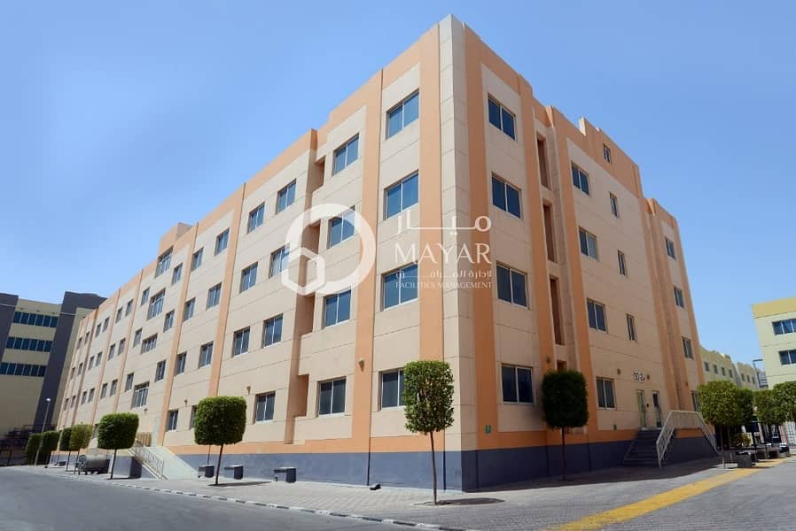 Staff Accommodation in Mussafah Industrial Area for 6 Person in 1 Room