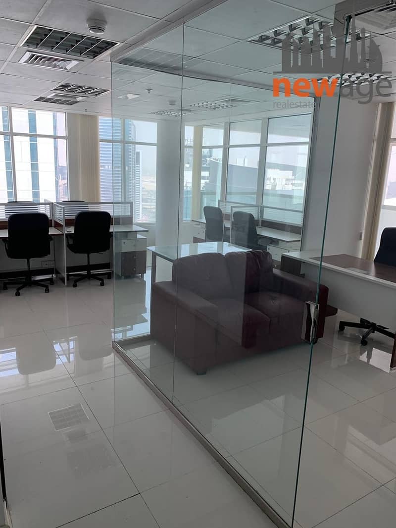 FULLY FURNISHED OFFICE WITH PARTITION