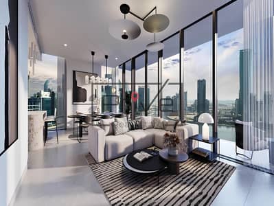 شقة 3 غرف نوم للبيع في الخليج التجاري، دبي - 63c66558b8051fd46c773a5e_3BD living - dining. jpg