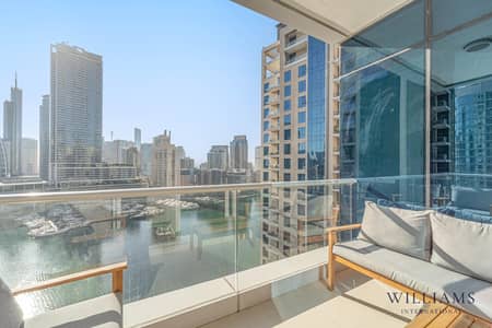 2 Bedroom Apartment for Sale in Dubai Marina, Dubai - UPGRADED | FULL MARINA VIEW | VACANT ON TRANSFER