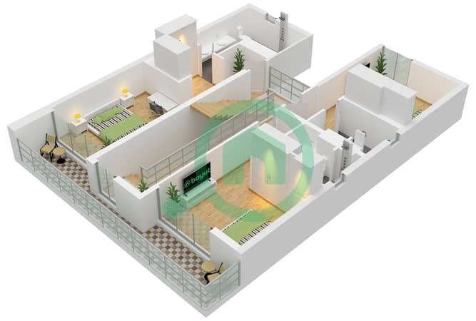 Type Magnolia A Unit Semi Detached Villa Floor First