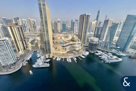 1 Bedroom Flat for Rent in Dubai Marina, Dubai - Waterfront View | Unfurnished | Spacious