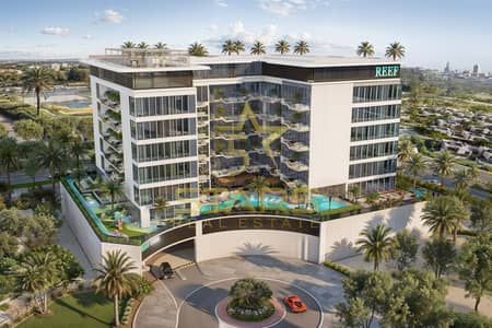 1 Bedroom Apartment for Sale in Dubai Land Residence Complex, Dubai - REEF_1000_DLRC_DAY_REAR_VIEW. png