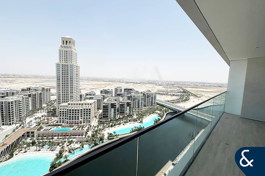 Burj + Creek Beach View | High Floor | VOT