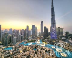 Full Burj and Fountain View | Furnished | Top Floor