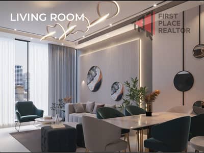 迪拜科学园， 迪拜 1 卧室公寓待售 - Living room. jpg