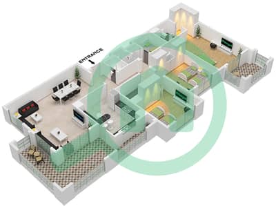 Ansam 2 - 3 Bedroom Apartment Type/unit A / UNIT 2,3.13 FLOOR 1-4 Floor plan Ansam 2 - 3 Bedroom Apartment Type/unit A / UNIT 2,3.13 FLOOR 1-4 Floor plan