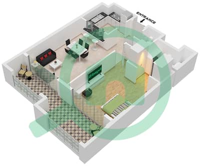 Ansam 2 - 1 Bedroom Apartment Type/unit B/UNIT 8,11 FLOOR GROUND Floor plan Ansam 2 - 1 Bedroom Apartment Type/unit B/UNIT 8,11 FLOOR GROUND Floor plan
