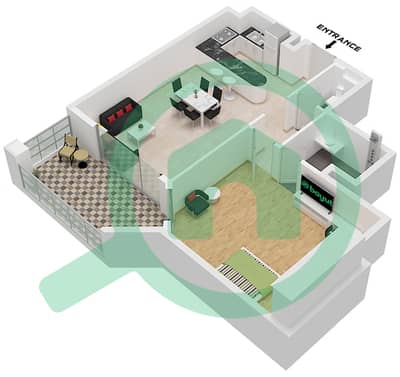 Ansam 2 - 1 Bedroom Apartment Type/unit C / UNIT 1,12 FLOOR 1 Floor plan Ansam 2 - 1 Bedroom Apartment Type/unit C / UNIT 1,12 FLOOR 1 Floor plan